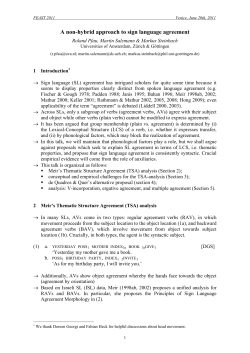 SLE handout - University of Amsterdam