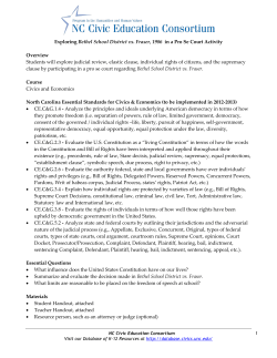 Exploring Bethel School District vs. Fraser in a Pro Se Court Activity
