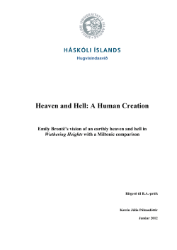 Heaven and Hell: A Human Creation