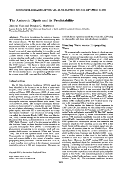 The Antarctic dipole and its predictability