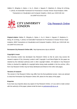 - City Research Online