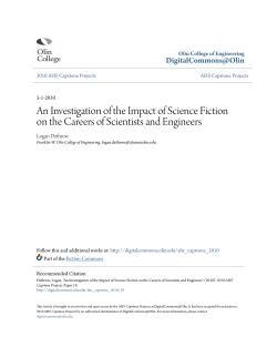 An Investigation of the Impact of Science Fiction on the Careers of