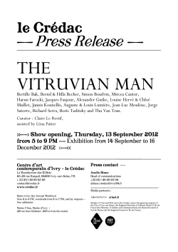THE VITRUVIAN MAN