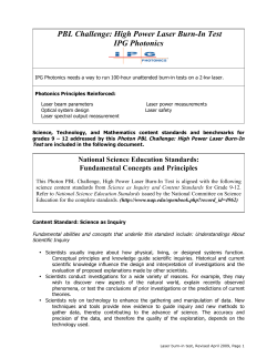 High power burn in test