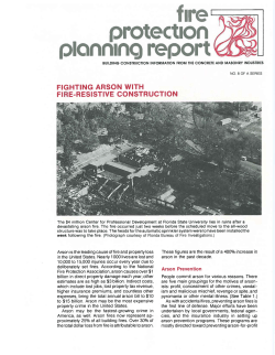 Fire Protection-No. 8-Fighting Arson With Fire