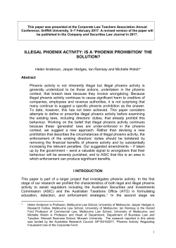 illegal phoenix activity: is a `phoenix prohibition`