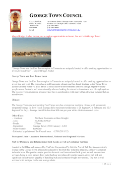 Investment Profile - George Town Council