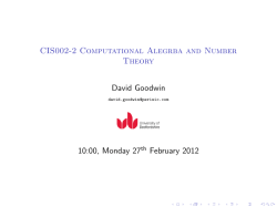 Greatest Common Divisor and Bisection method