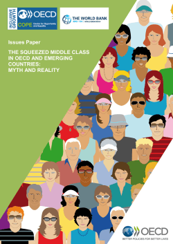 Issues Paper THE SQUEEZED MIDDLE CLASS IN OECD AND