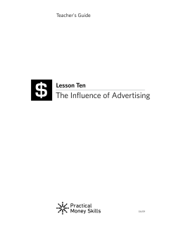 The Influence of Advertising