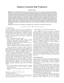Adaptive Composite Map Projections