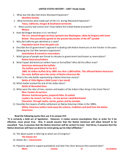 UNITED STATES HISTORY &ndash; UNIT I Study Guide 1. What was the