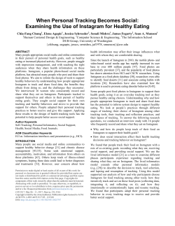 paper - Sean A. Munson