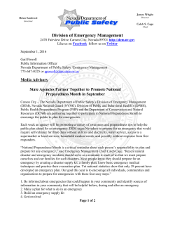 State Agencies Partner Together to Promote National Preparedness