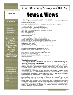 Spring 2008 Newsletter - Alton Museum of History and Art
