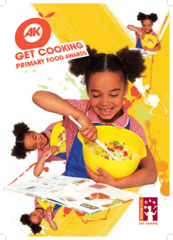 Teaching Resource - Active Kids Get Cooking Awards