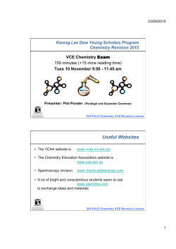 KLD 2015 student notes