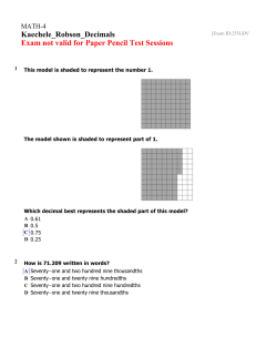 MATH-4 Exam [E-255GDV] Kaechele_Robson_Decimals