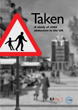 A study of child abduction in the UK
