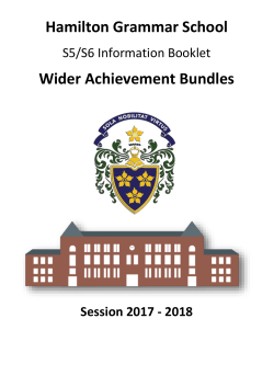 to see the Senior Phase Bundle Options booklet