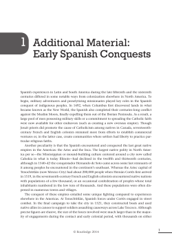 Additional Material: Early Spanish Conquests