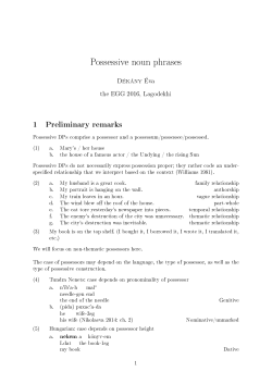 Handout 3_possessive structures