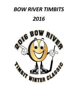 Program - Bow River Bruins