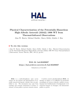 Physical Characterization of the Potentially-Hazardous High