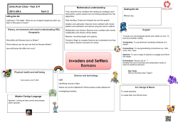 Invaders and Settlers Romans