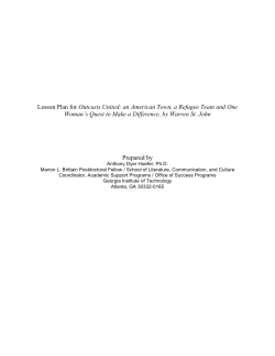 Lesson Plan for Outcasts United