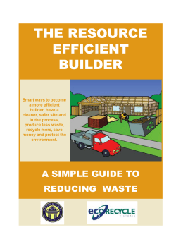 A Guide to Waste Minimisation.pmd - Master Builders Association of
