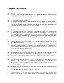 Chapter 1 Solutions