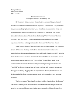 Margaret Hitch Integrative Project April 23, 2015