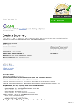 Create a Superhero