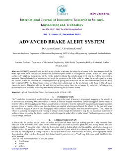 advanced brake alert system