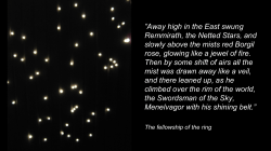 Away high in the East swung Remmirath, the Netted