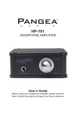 HP-101 - Pangea Audio