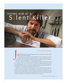 Taking Aim at a Silent Killer