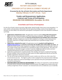 FIFTH ANNUAL ROTARY DISCOVERY FEST CRACKER CATTLE