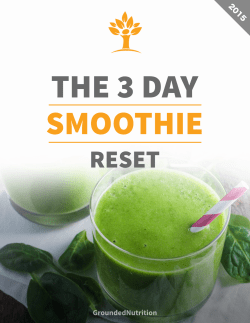 MEAL 2 Green Smoothie