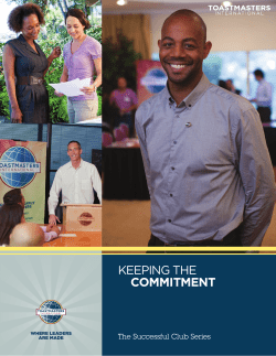 manual - Toastmasters International