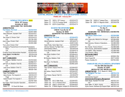 CALSSC Phone List - Arizona Fire Chiefs Association