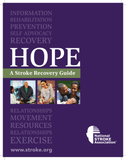 A Stroke Recovery Guide