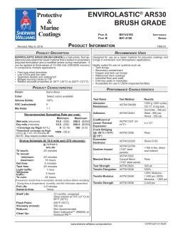 envirolastic&reg; ar530 brush grade