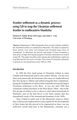 Frontier settlement as a dynamic process: using GIS to map