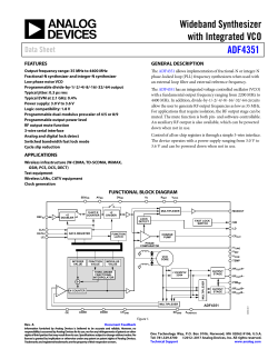 ADF4351 - Analog Devices