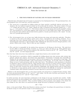 CHEM-UA 127: Advanced General Chemistry I