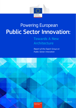 Powering European Public Sector Innovation