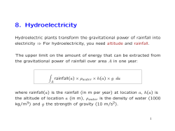 8. Hydroelectricity