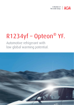 R1234yf – Opteon® YF.